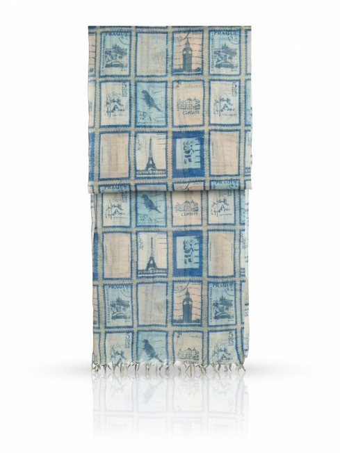 Палантин Женский W-STAMP/DENIM